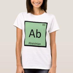 T-shirt Ab - Chimie Éthiopienne Tableau Périodique Élément
