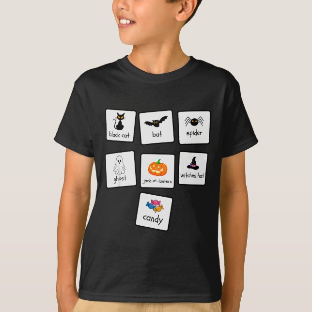 T-shirt Aba Halloween Special Education Teacher Behavior Y (Devant)