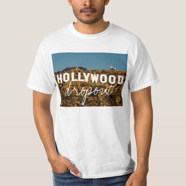 T-shirt Abandon scolaire de Hollywood (Devant)