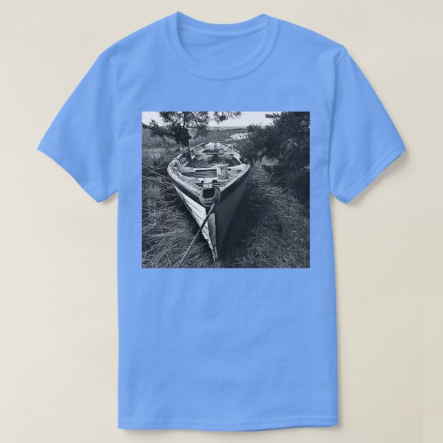 T-shirt Abandoned Boat Brancaster Staithe N Norfolk (Design devant)