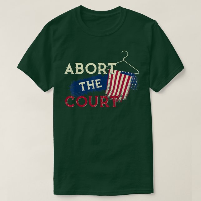 T-shirt Abandonner La Cour Droits De Reproduction Draps Fé (Design devant)