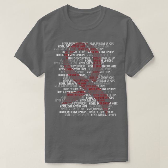 T-shirt Abandonner le myélome multiple Sensibilisation au  (Design devant)