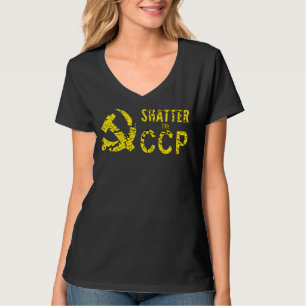 T-SHIRT ABATTRE LE PCC ANTI CHINE PARTI COMMUNISTE CHINOIS