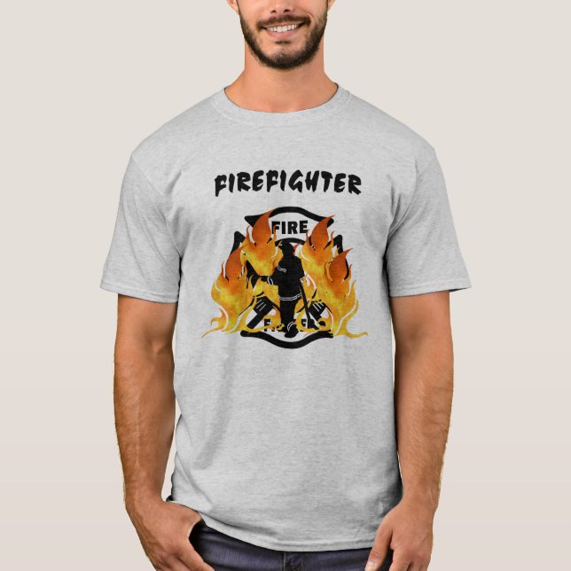T-shirt abattu par un incendie (Devant)
