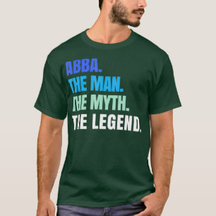 T-shirt Abba L'Homme Le Mythe La Légende Abba Hébreu