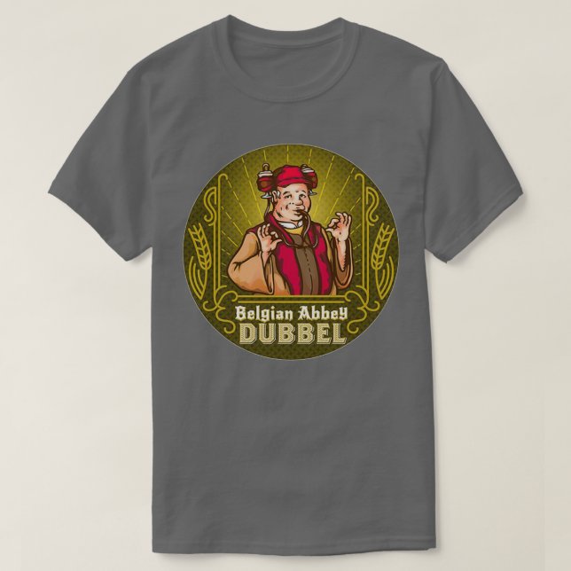 T-shirt Abbaye belge de Duinen Dubbel Ale T (Design devant)