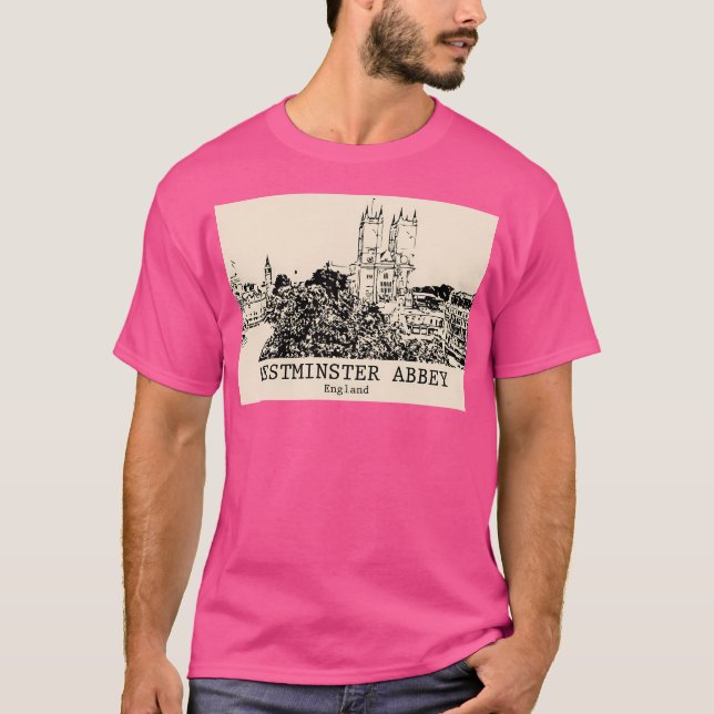 T-shirt Abbaye de Westminster - Angleterre (Devant)