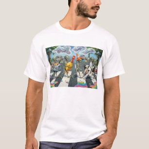 T-shirt Abbey Road : Édition surréaliste intergalactique