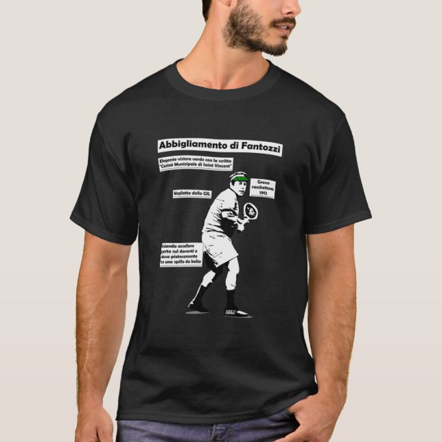 T-shirt Abbigliamento di Fantozzi (tennis) (Devant)