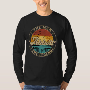 T-shirt ABBOTT L'Homme Le Mythe La Légende Prénom