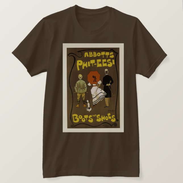 T-shirt Abbotts Phit-Eesi ~ Bottes et chaussures (Design devant)