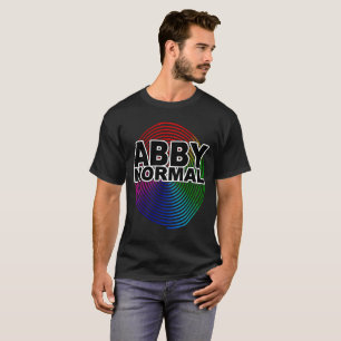 T-shirt Abby anormal Normale Couleur Varangé Fou Spiral Fo