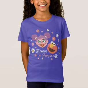 T-Shirt Abby Cadabby & Elmo Fleurs pour toujours