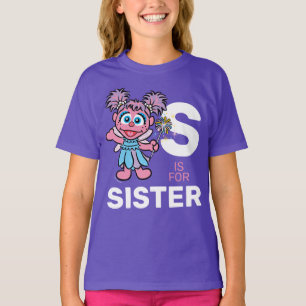 T-shirt Abby Cadabby   S est pour soeur