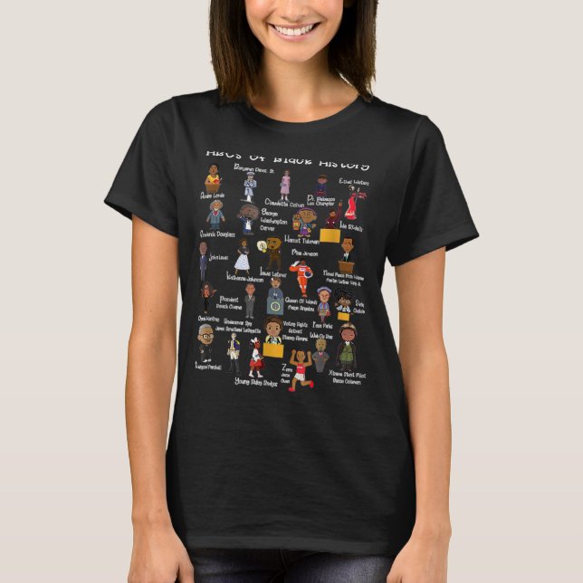 T-shirt ABC du mois de l'histoire des Noirs Originale fant (Devant)