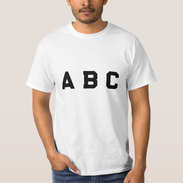 T-shirt  ABC Style (Devant)