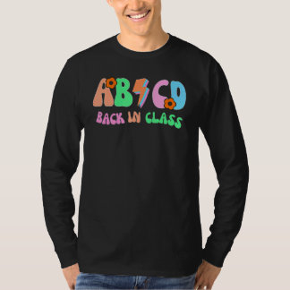 T-shirt Abcd De Retour En Classe Groovy Rétro C'est La Ren