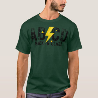 T-shirt ABCD Retour dans la classe 4
