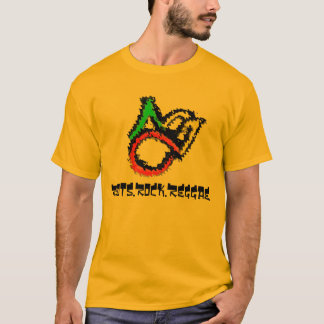 T-shirt abclogo-rasta, Roots.Rock.Reggae.