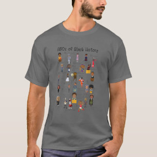 T-shirt Abcs Du Mois De L'Histoire Noire Femmes Hommes Ens