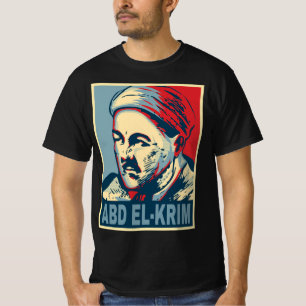 T-shirt Abd el-Krim Rif Leader Hope Style Abdelkarim