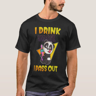 T-shirt ABDL AGePLAY ABDL Je bois jusqu'à ce que je passe 