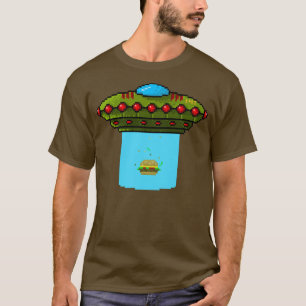 T-shirt Abduction de cheeseburger