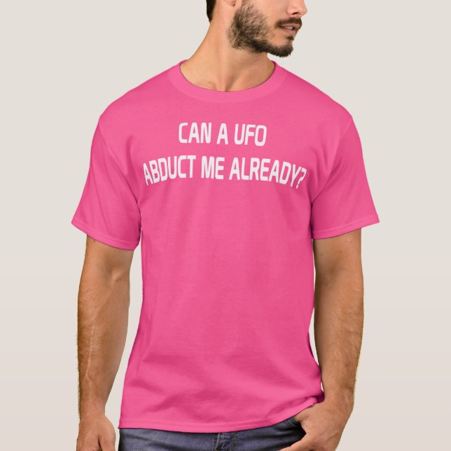 T-shirt Abduction d'ovnis (Devant)