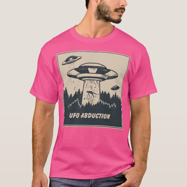 T-shirt Abduction d'ovnis (Devant)