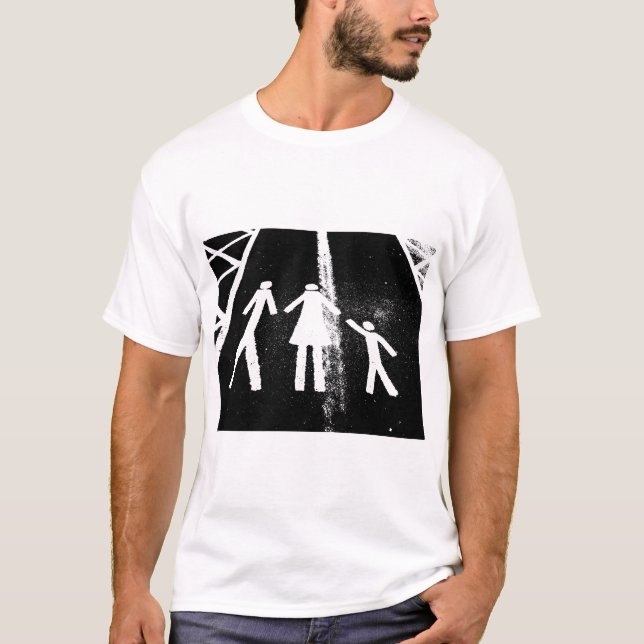 T-shirt Abduction du terrain de stationnement (Devant)