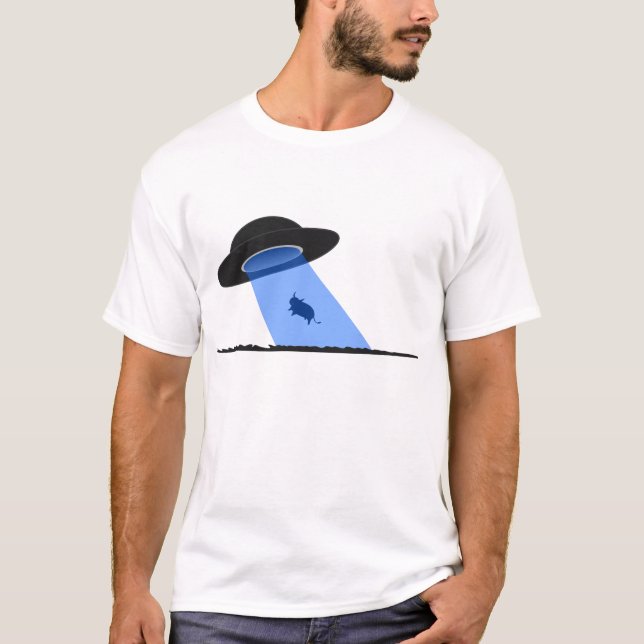 T-shirt Abduction étrangère de vache (Devant)