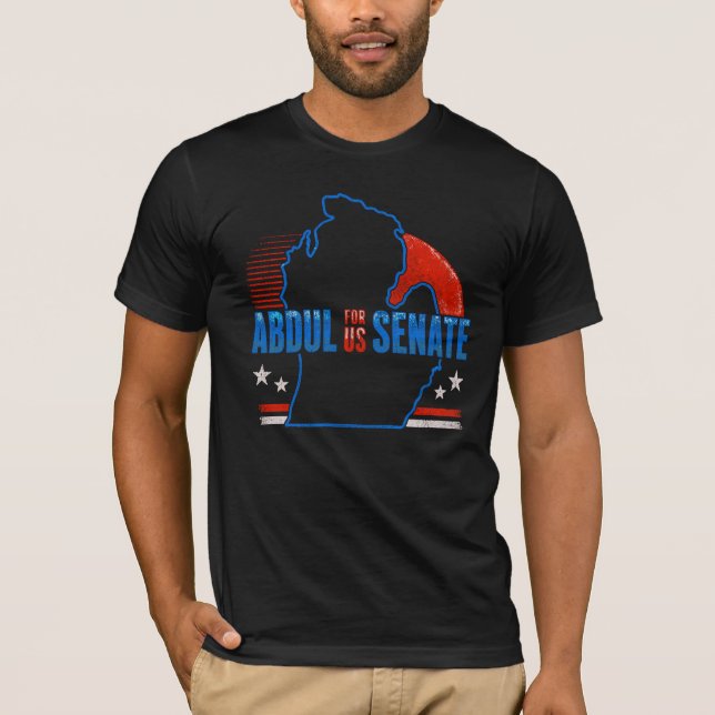 T-shirt Abdul El Sayed pour le Sénat américain, 20 (Devant)