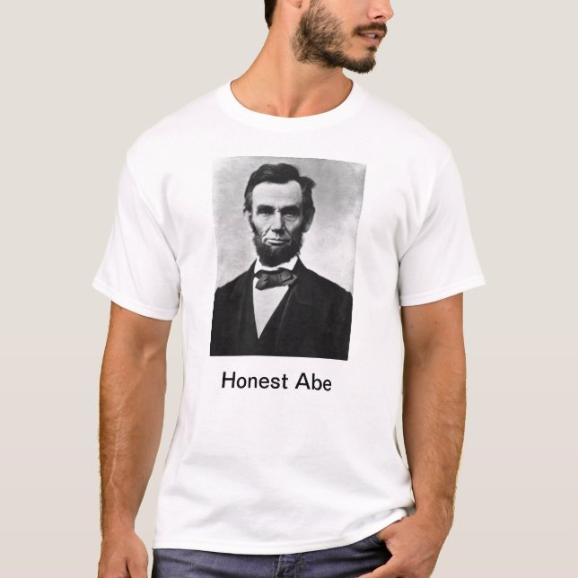 T-shirt Abe honnête (Devant)