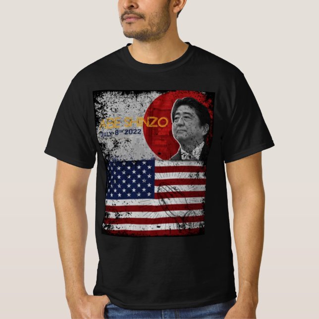 T-shirt Abe shinzo rétro (Devant)