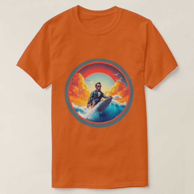 T-shirt Abe Surfer (Design devant)