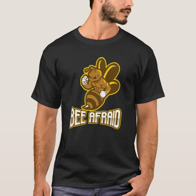 T-shirt Abee Afraid (Ayez Peur) Drôle Pun Abee (Devant)