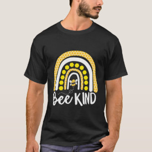 T-shirt Abee Type Rainbow Bumble Bee Honeycomb Miel jaune