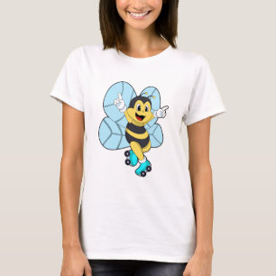 T-shirt Abeille à roulettes
