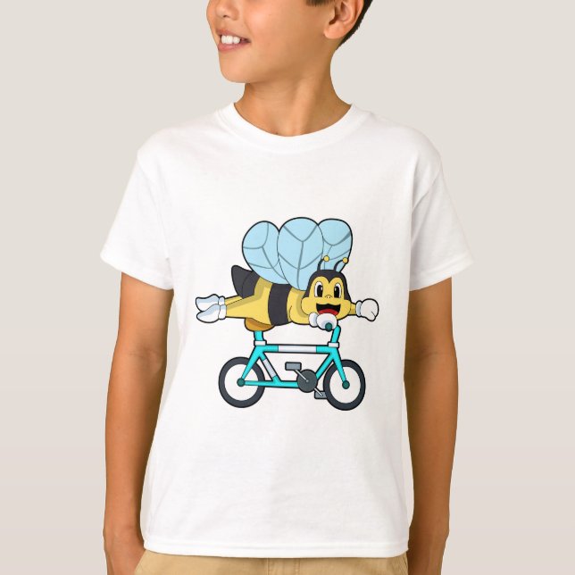 T-shirt Abeille à vélo (Devant)