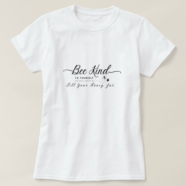 T-shirt Abeille à vous remplir votre pot de miel (Design devant)