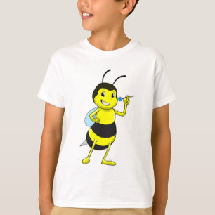 T-shirt Abeille aux fléchettes avec tarte