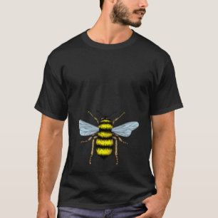 T-shirt Abeille Bourdon Pochette La Ruche De L'apiculteur