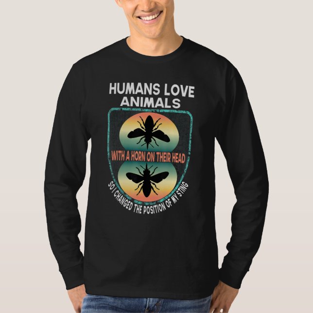 T-shirt Abeille Corn Bee Apiologue Retro Beeke (Devant)