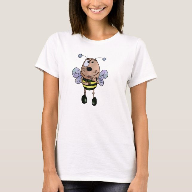 T-shirt Abeille de bande dessinée (Devant)