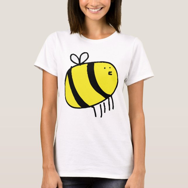 T-shirt Abeille de bande dessinée (Devant)
