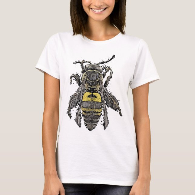 T-shirt Abeille de cacao cool (Devant)