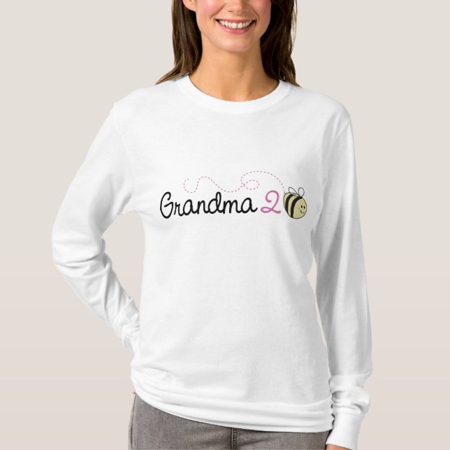 T-shirt Abeille de la grand-maman 2 (Devant)