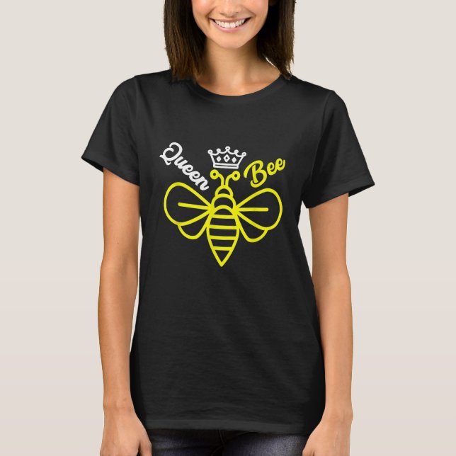 T-shirt Abeille de la reine Bee Crown (Devant)