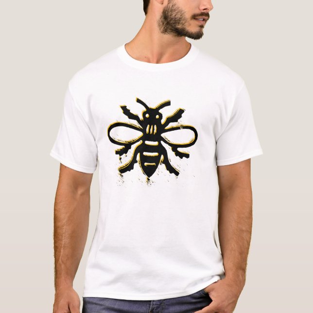 T-shirt Abeille de Manchester (Devant)