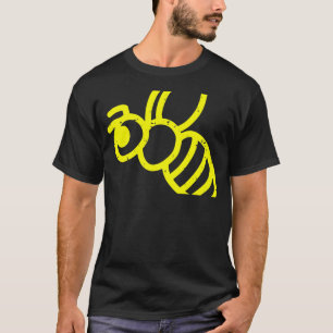 T-shirt Abeille de miel jaune